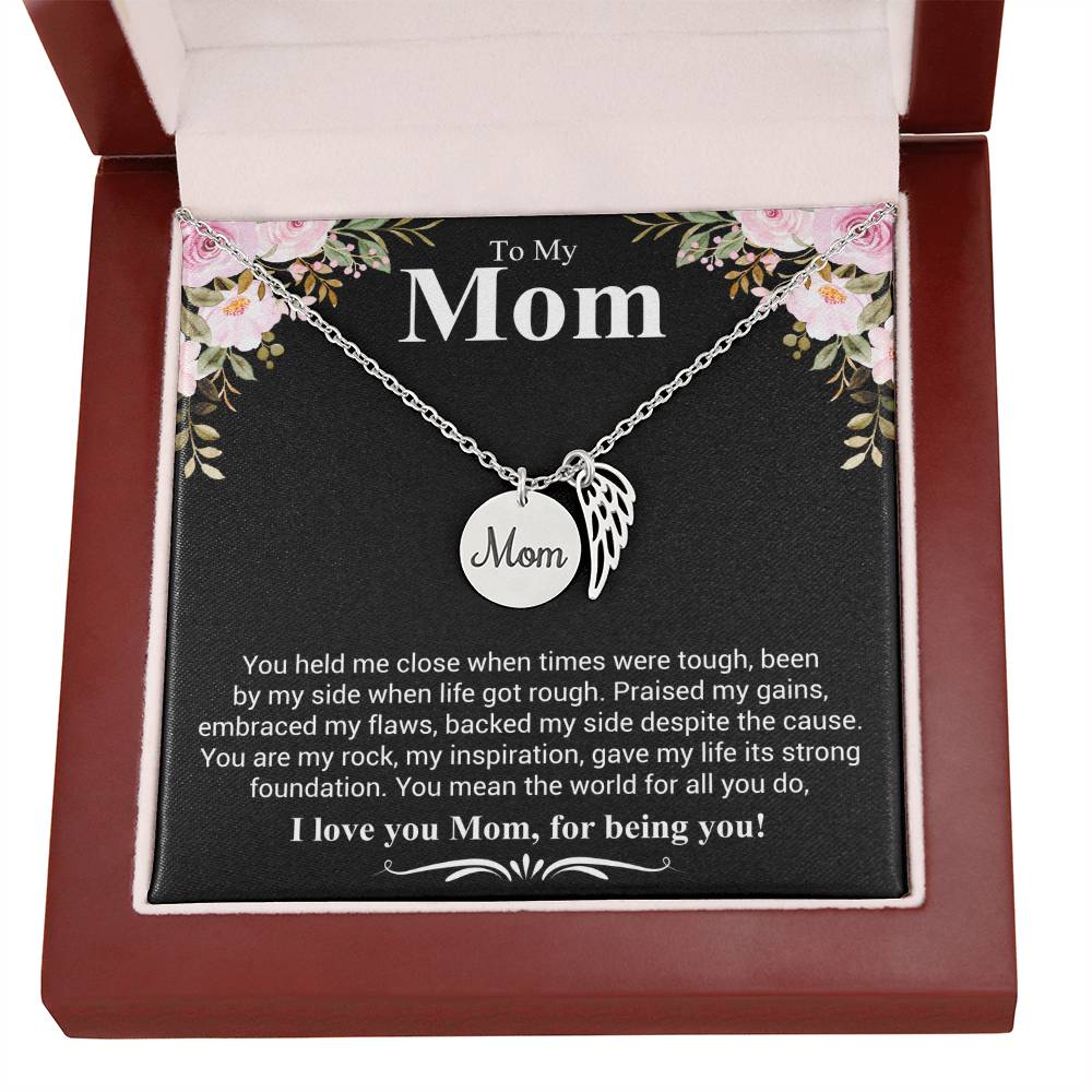 To My Mom Poem - Black