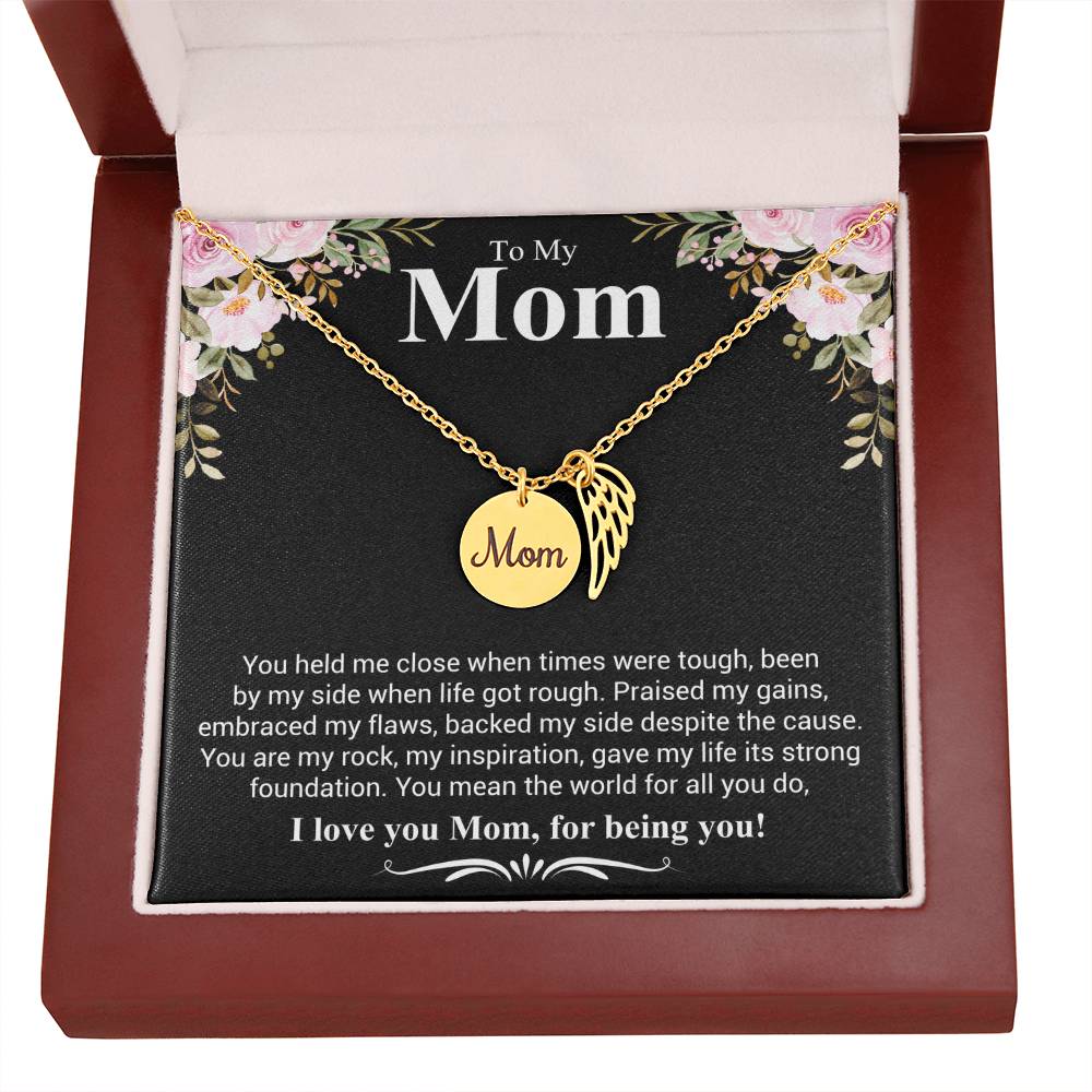 To My Mom Poem - Black
