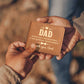 Dad  In Your Arms, I Found Comfort Leather Wallet
