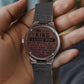 to my king - i love you Wood Watch with Engraving