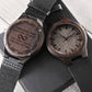 Time and tide-Wood Watch with Engraving