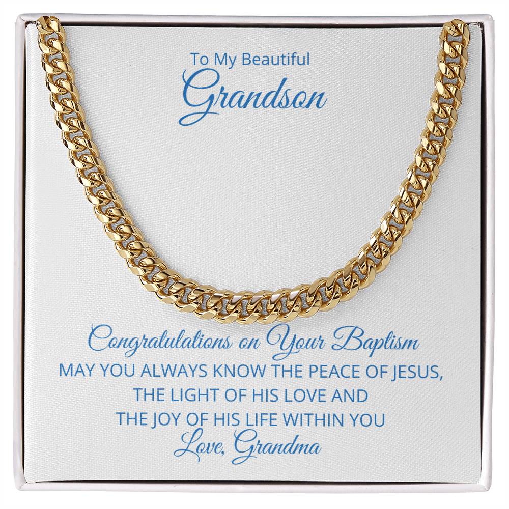 to my beautiful grandson