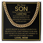 To My SonLOVE MOM