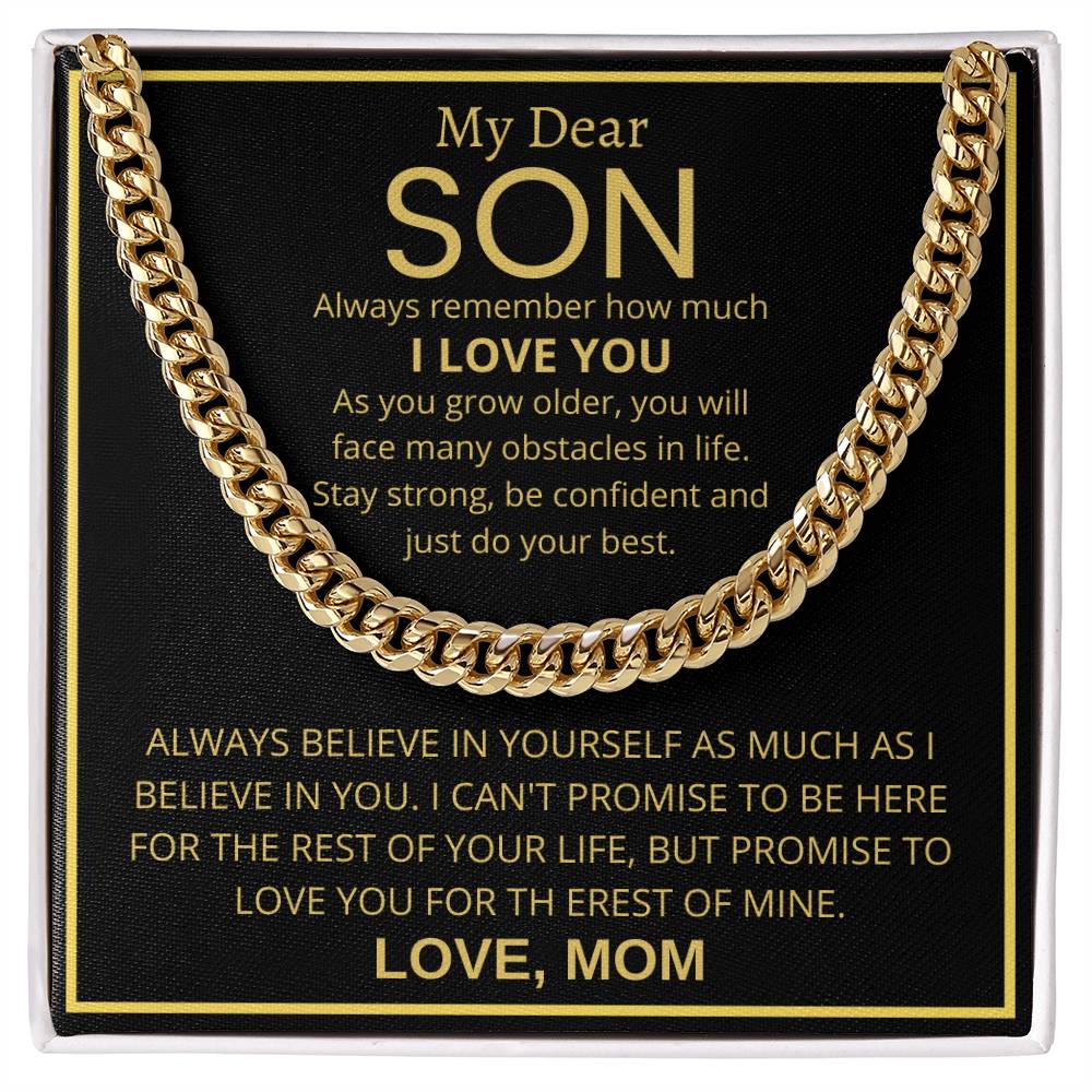To My SonLOVE MOM