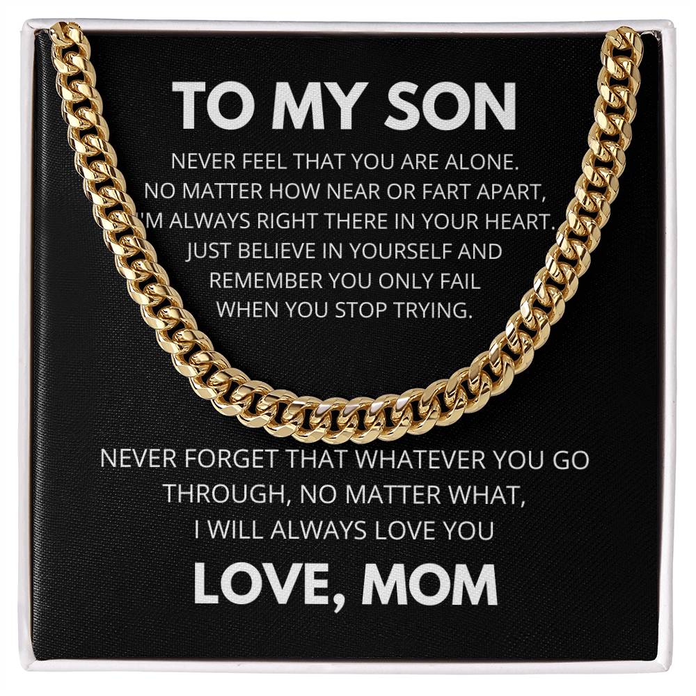 To My SonLOVE MOM