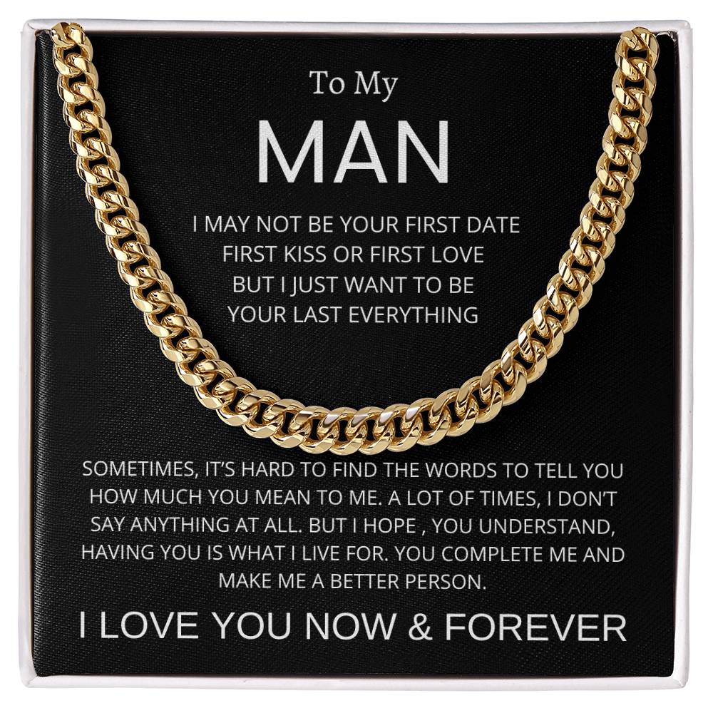 To My Man I Love You Now and Forever