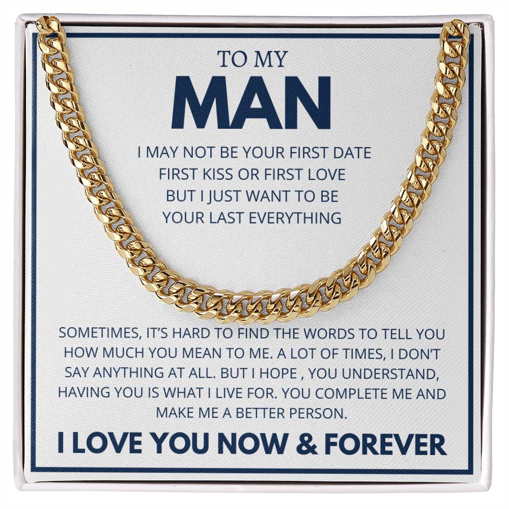 To My Man I Love You Now and Forever