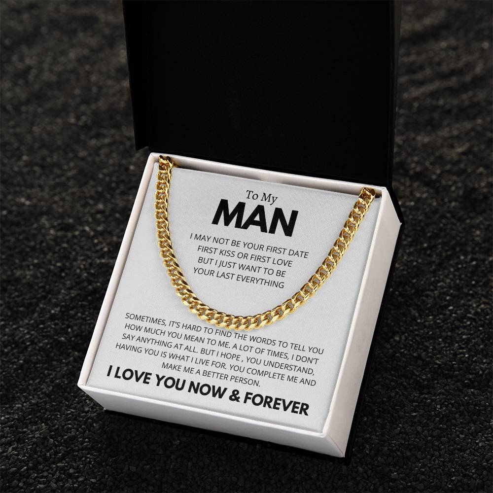 To My Man I Love You Now and Forever
