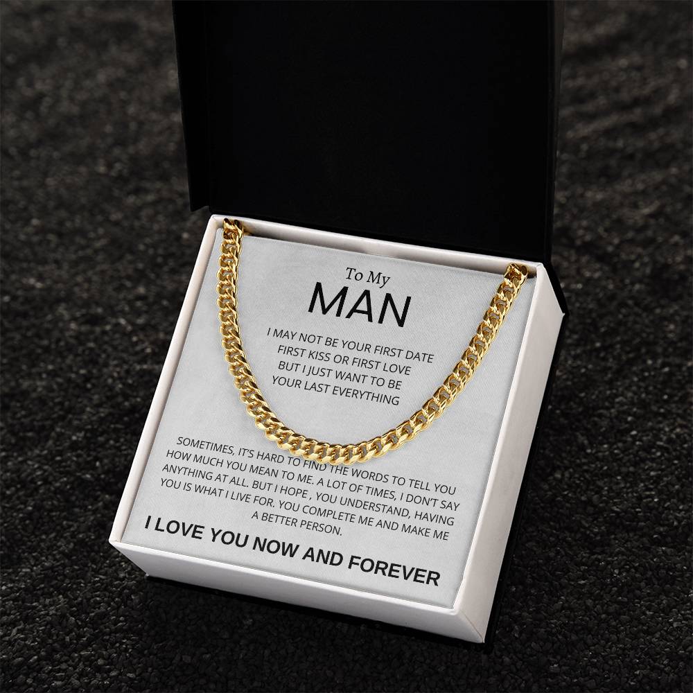 To My Man I Love You Now and Forever