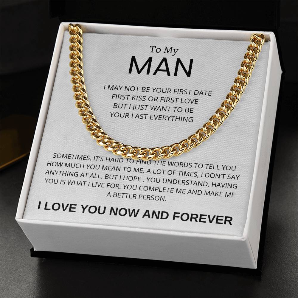 To My Man I Love You Now and Forever