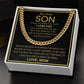 To My SonLOVE MOM