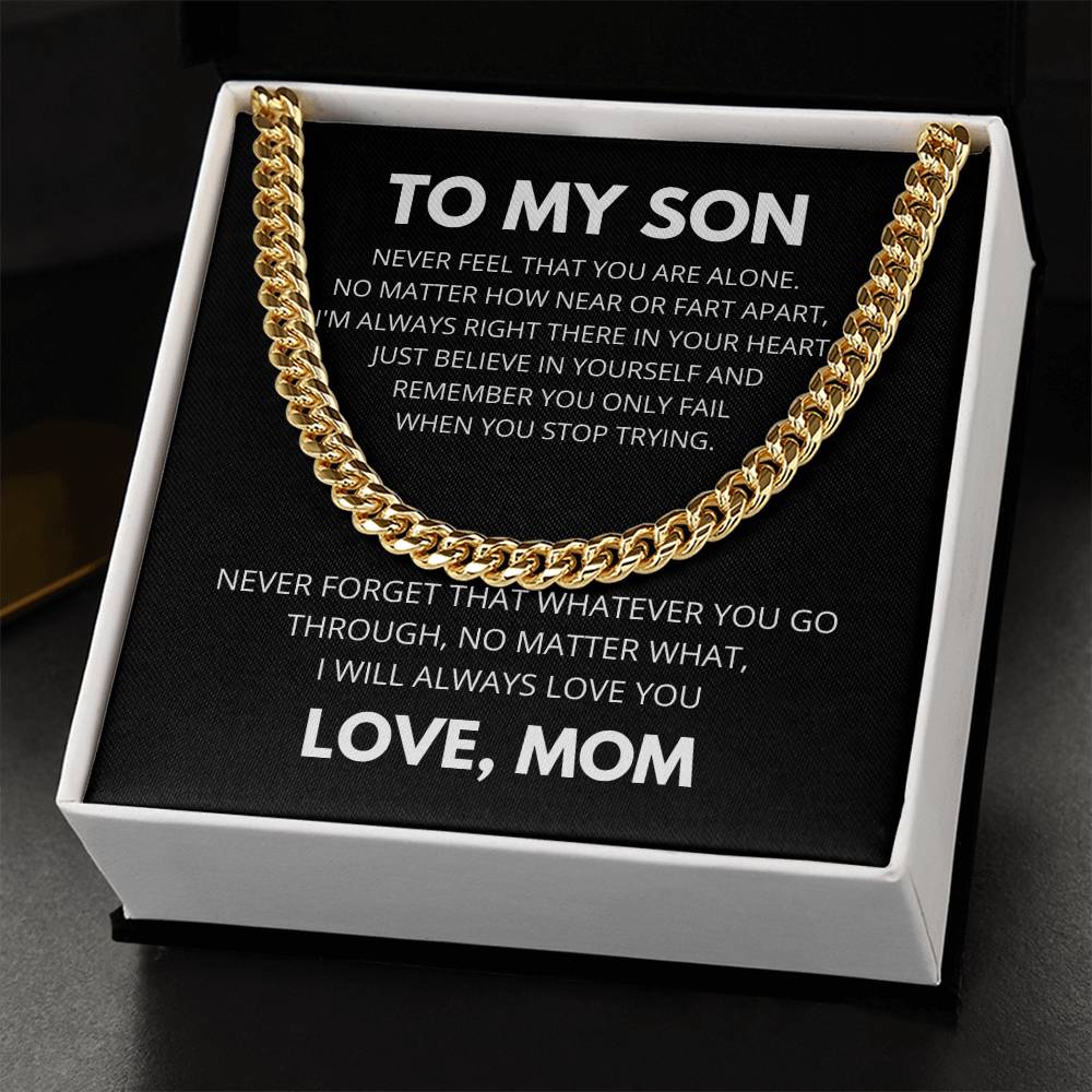 To My SonLOVE MOM
