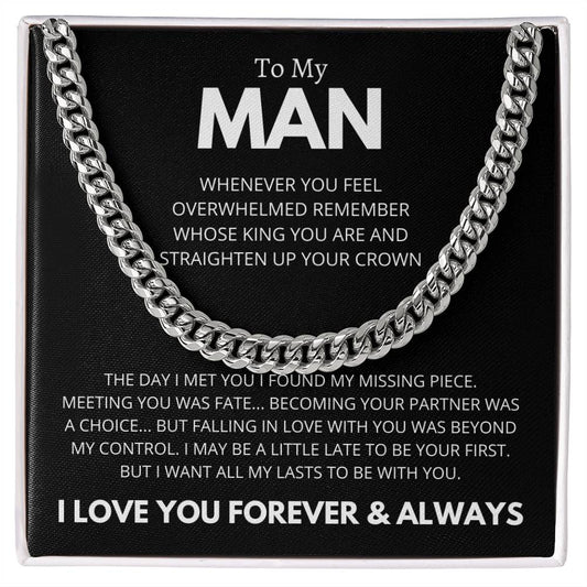 To My Man I Love You Now and Forever