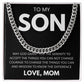 To My Son May God Grant You