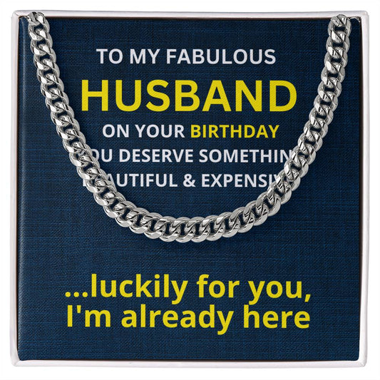 To My Fabulous Husband