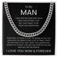 To My Man I Love You Now and Forever