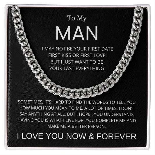 To My Man I Love You Now and Forever