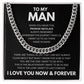 To My Man I Love You Now and Forever