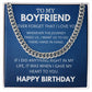 To My Boyhappy birthday