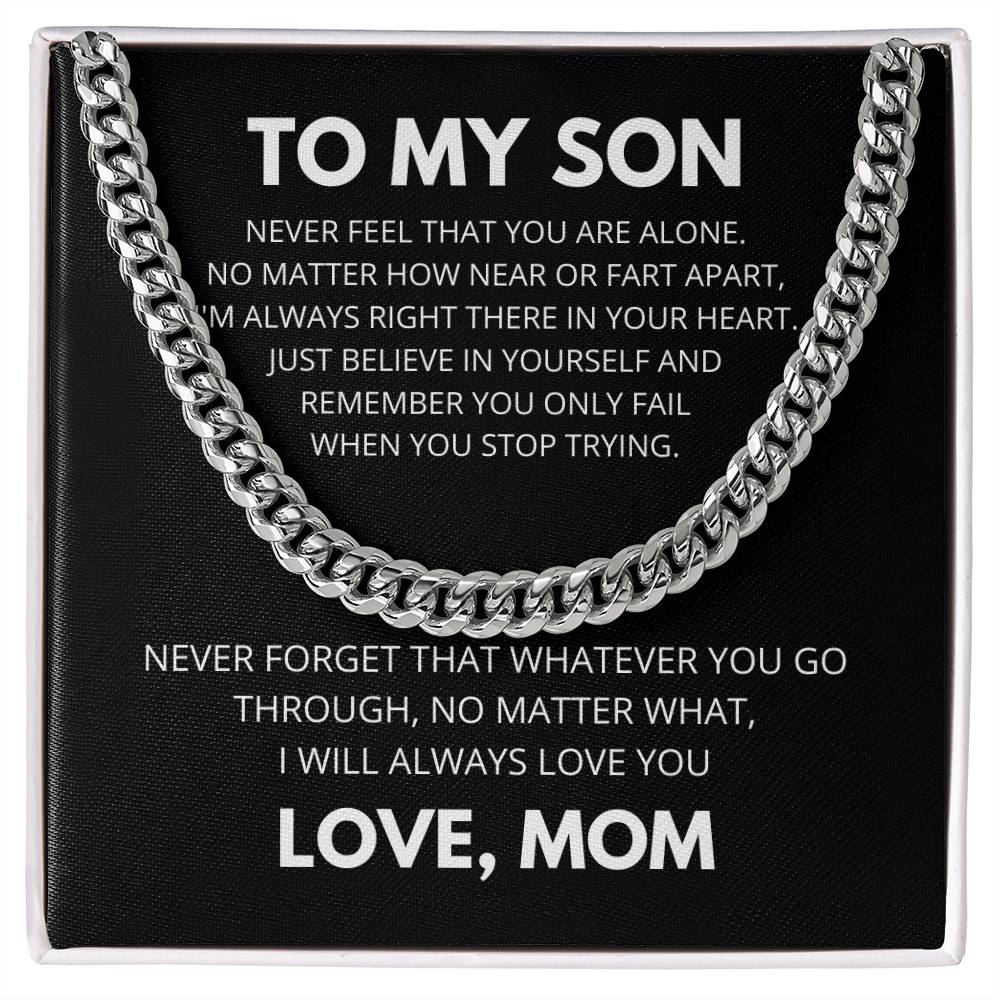 To My SonLOVE MOM