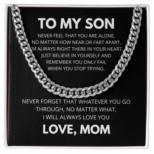 To My SonLOVE MOM