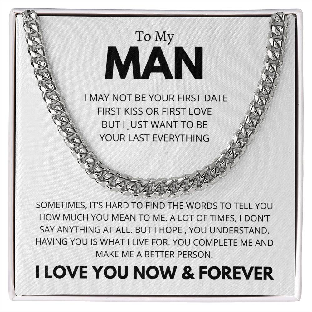 To My Man I Love You Now and Forever