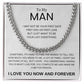 To My Man I Love You Now and Forever