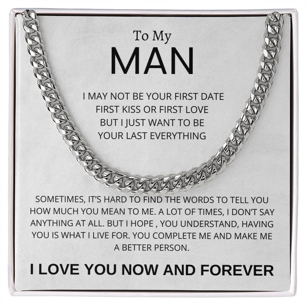 To My Man I Love You Now and Forever