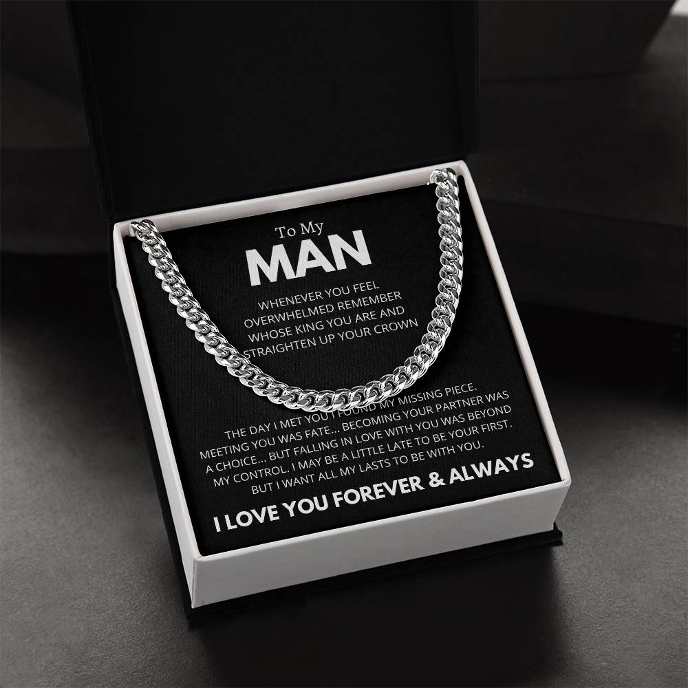 To My Man I Love You Now and Forever