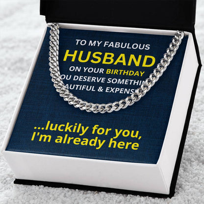 To My Fabulous Husband