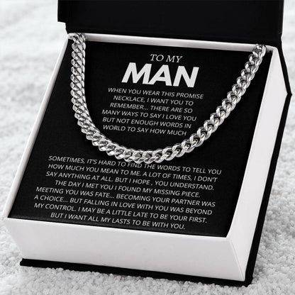 TO MY MAN WORDS  TO SAY HOW MUCH