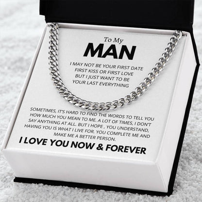 To My Man I Love You Now and Forever