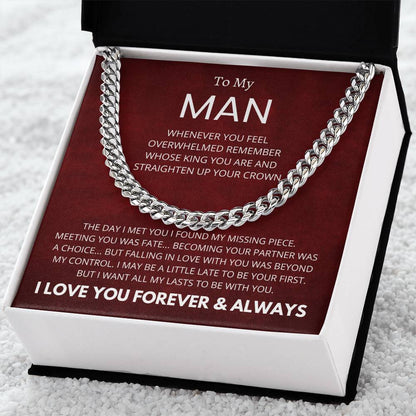 To My Man I Love You Now and Forever
