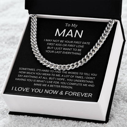 To My Man I Love You Now and Forever