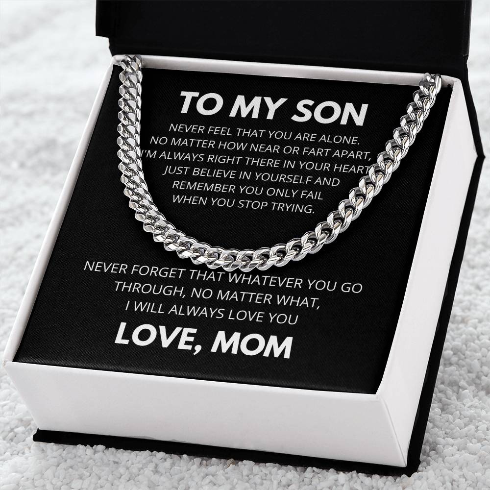 To My SonLOVE MOM