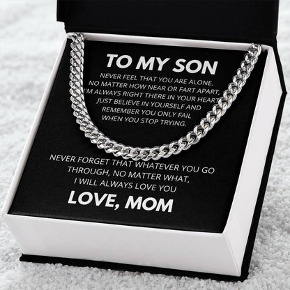 To My SonLOVE MOM