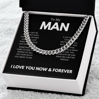 To My Man Love You Now and Forever