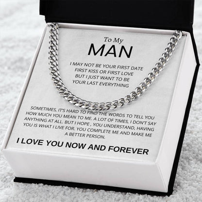 To My Man I Love You Now and Forever
