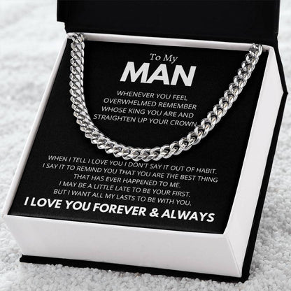 To My Man I Love You Now and Forever