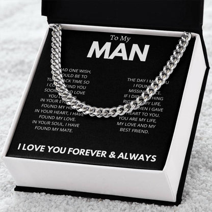 To My Man I Love You Now and Forever
