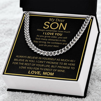 To My SonLOVE MOM