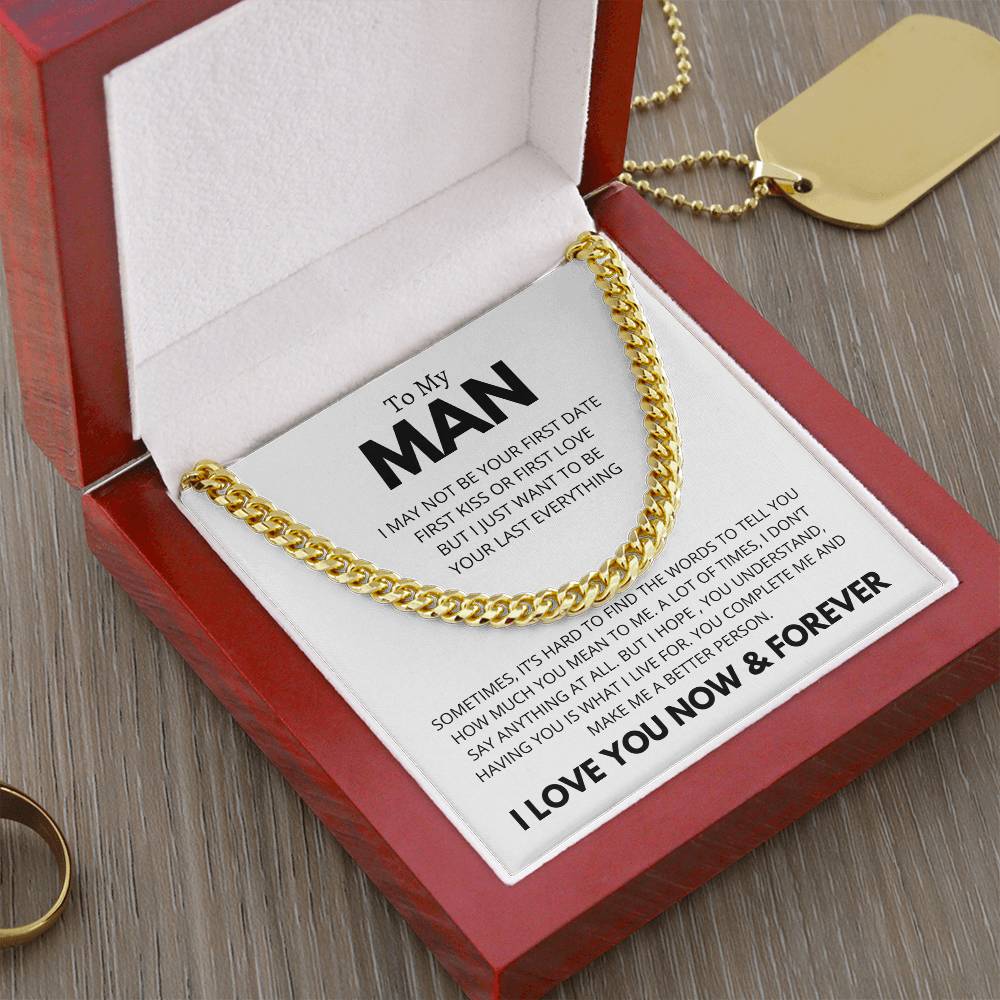To My Man I Love You Now and Forever