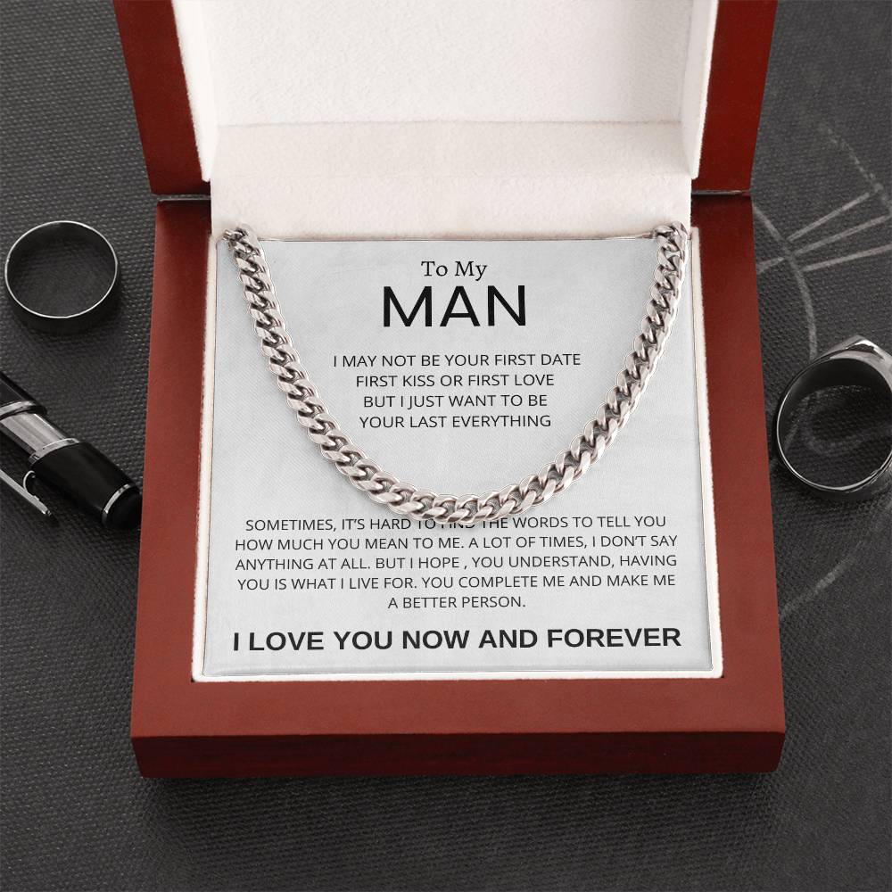 To My Man I Love You Now and Forever