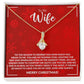 WIFE how much you mean to me Alluring Beauty Necklace
