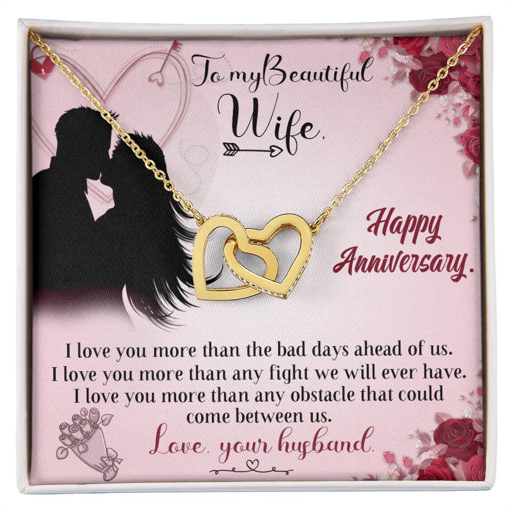 I love you more than new Hearts Necklace