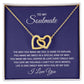 To My Soulmate - the way you make me feel is hard to explain Hearts Necklace