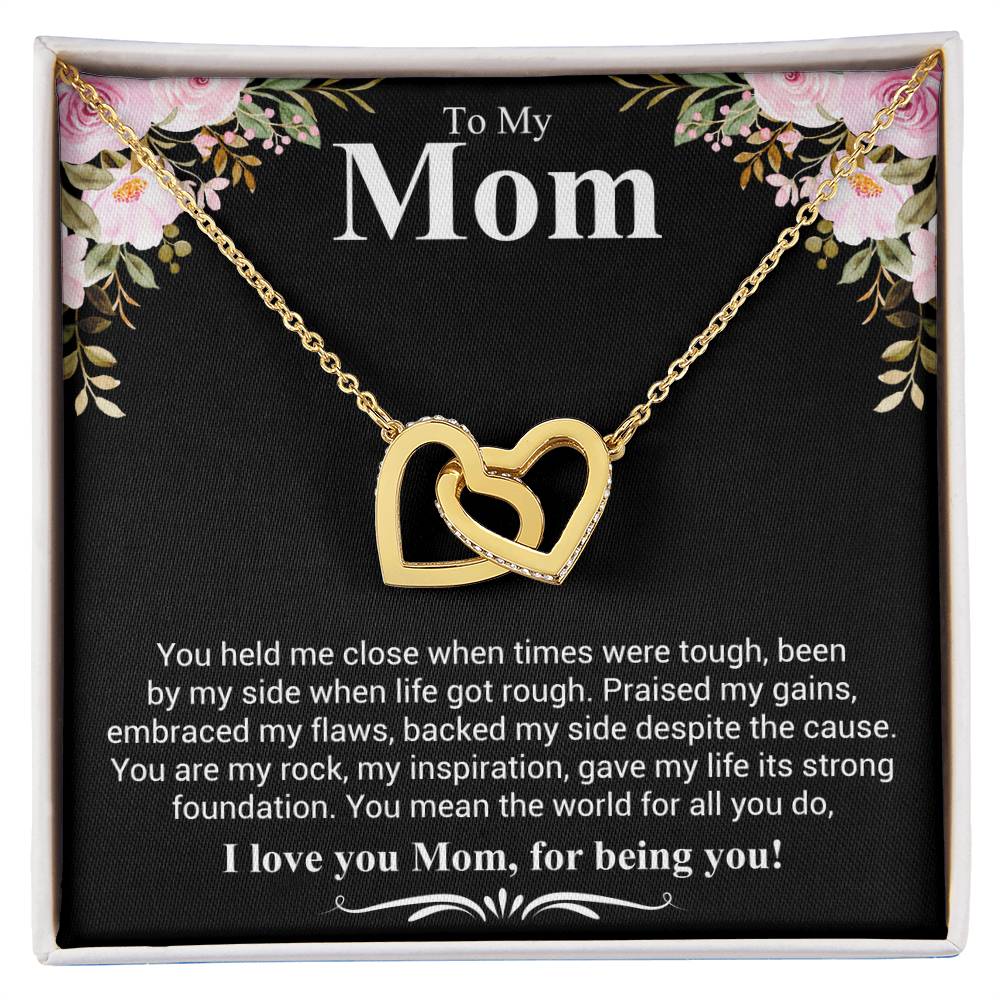 To My Mom Poem - Black