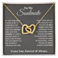 [almost-gone] my love - soulmate Hearts Necklace