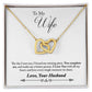 Endless Love To Wife From Husband Hearts Necklace for a Meaningful Gift