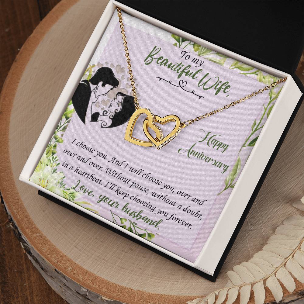 I choose you new Hearts Necklace
